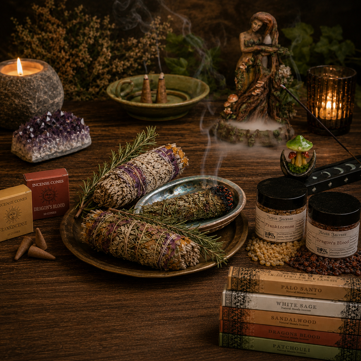 Incense, Smoke Cleansing & Supplies