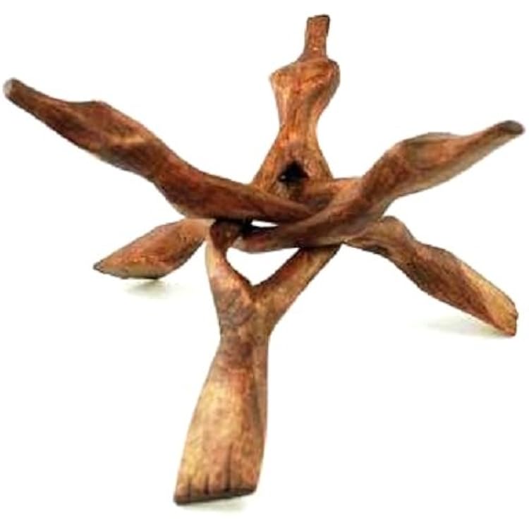 Wooden Tripod Stand 8"