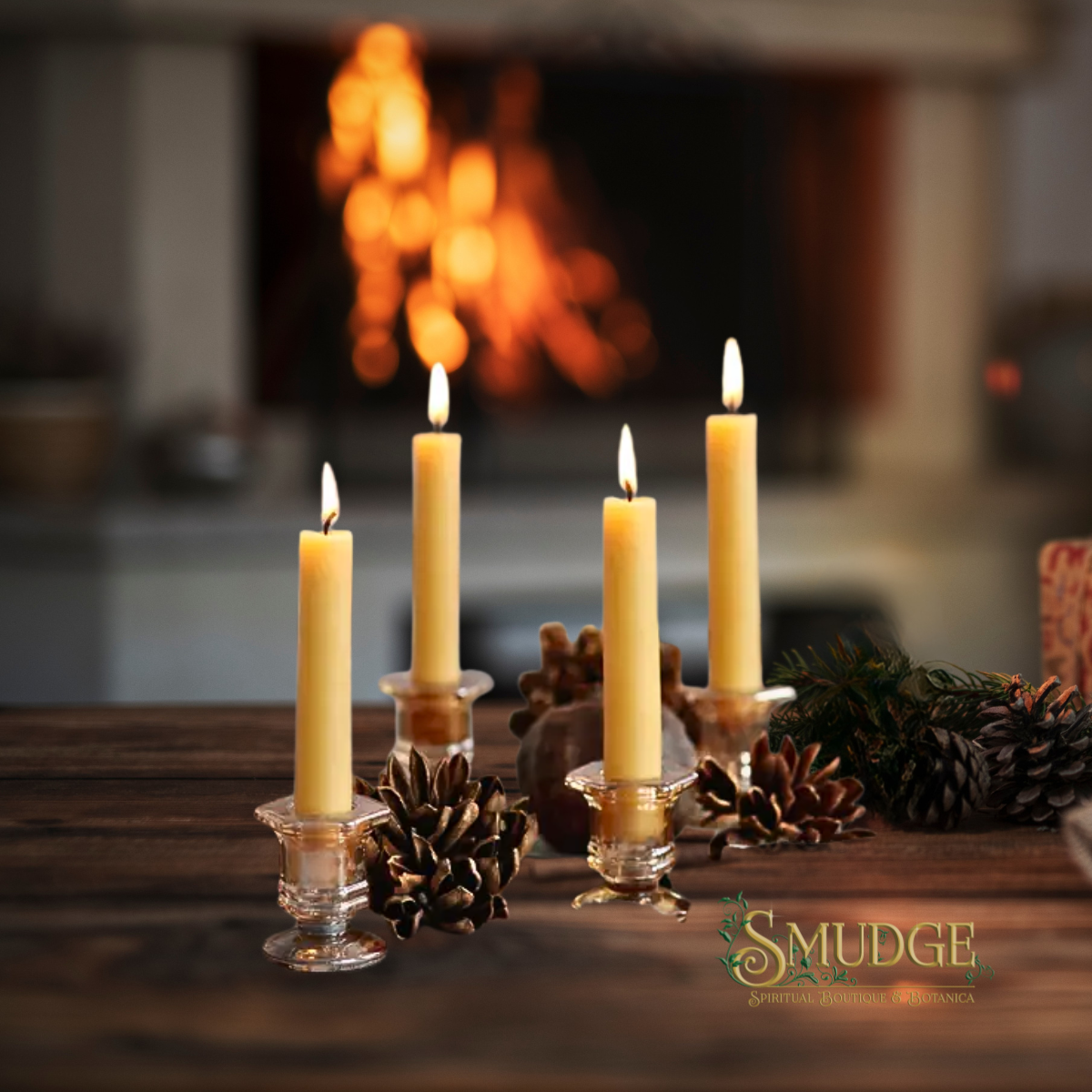 Beeswax Taper 6" tube candle