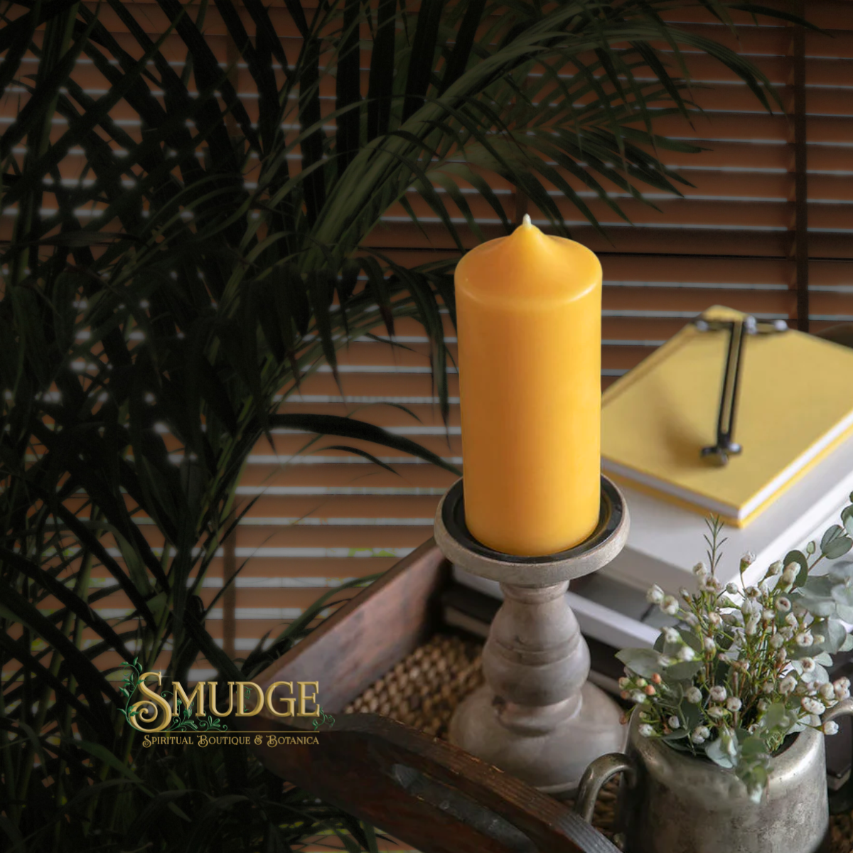 6" Column Pillar Beeswax Candle