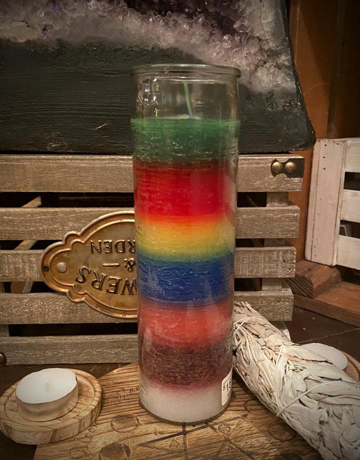 7 Colour 7-day Jar Candle