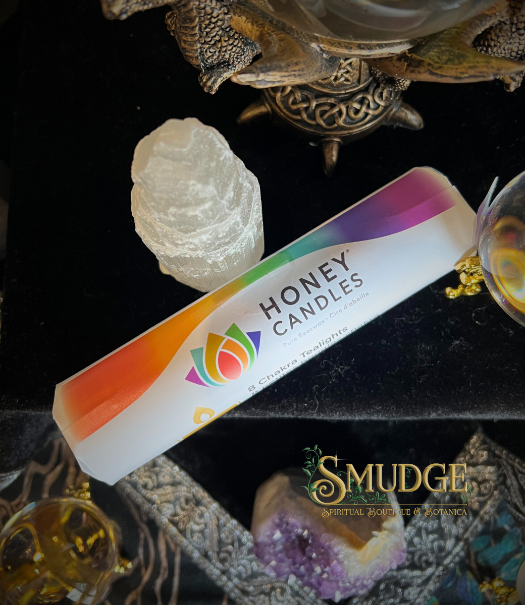 8 Chakra Tealights Beeswax