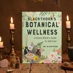 Book cover of 'Blackthorn's Botanical Wellness' with floral and herbal elements.