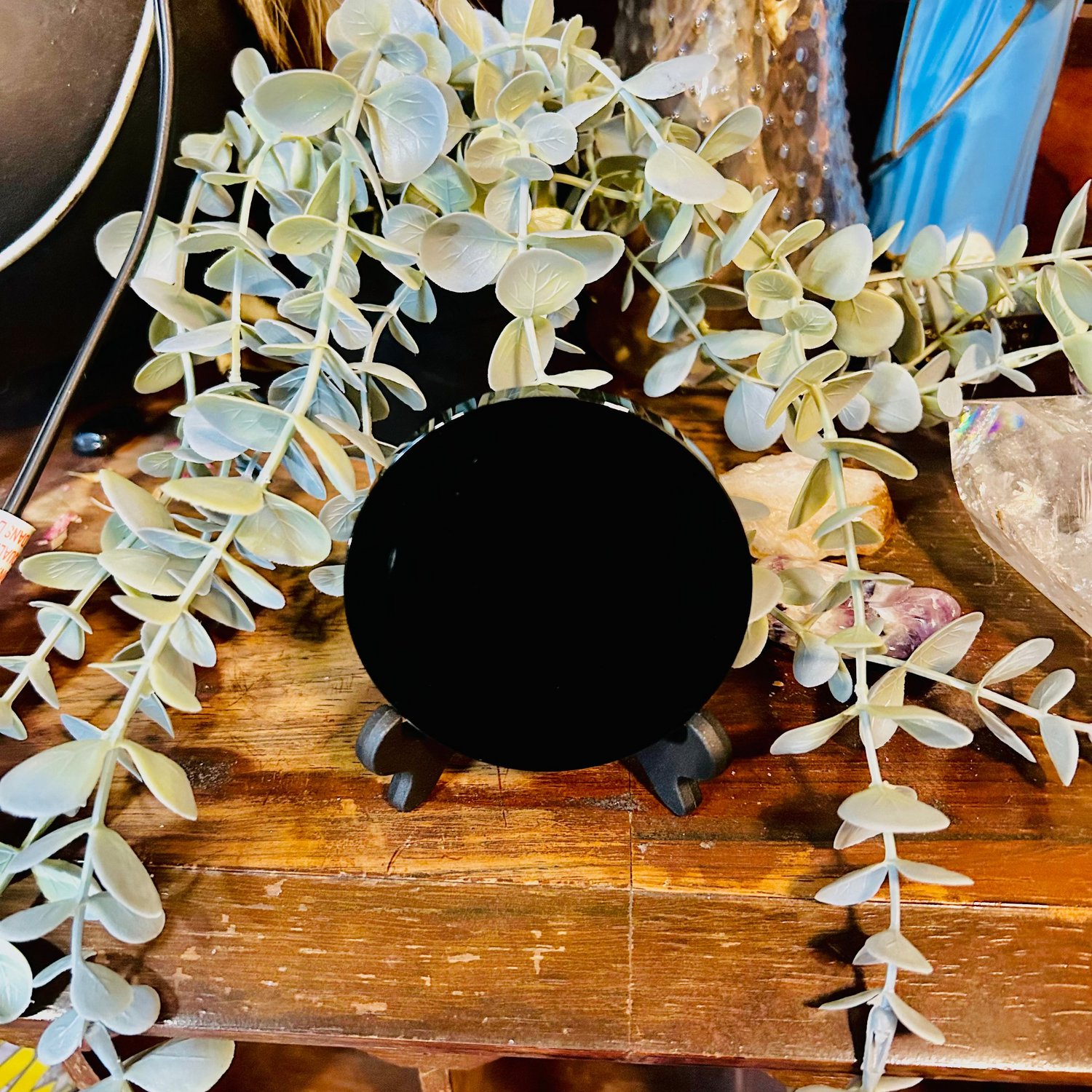 Scrying Mirror W/ Stand 3"