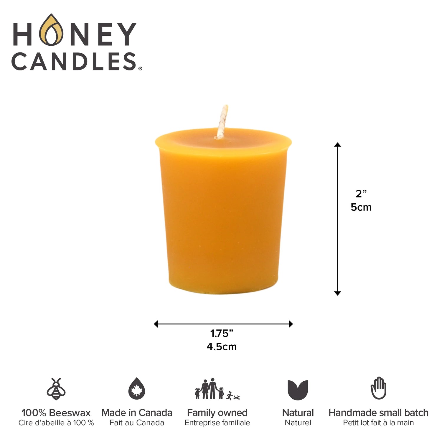 Citronella Beeswax Votive