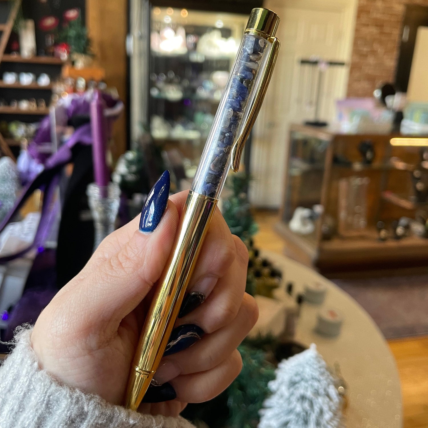 Night Owl Journal with Sodalite Pen