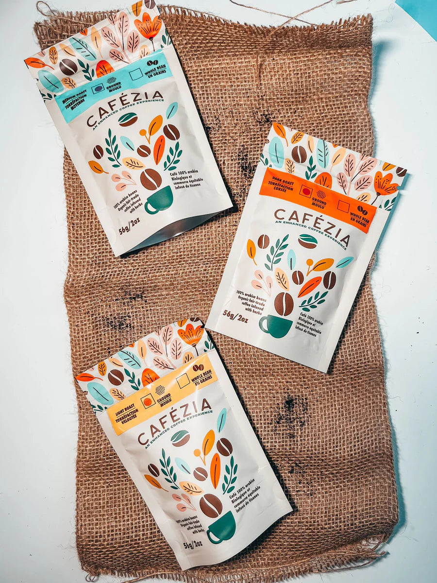 Cafézia 56g Sample Bags - Light Roast