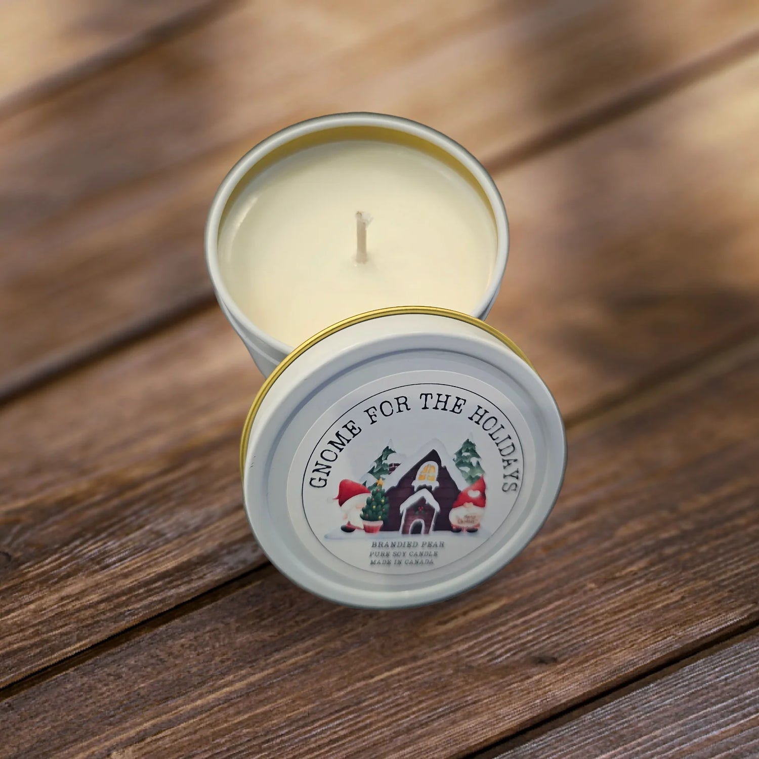 Gnome for the Holidays - Brandied Pear Candle