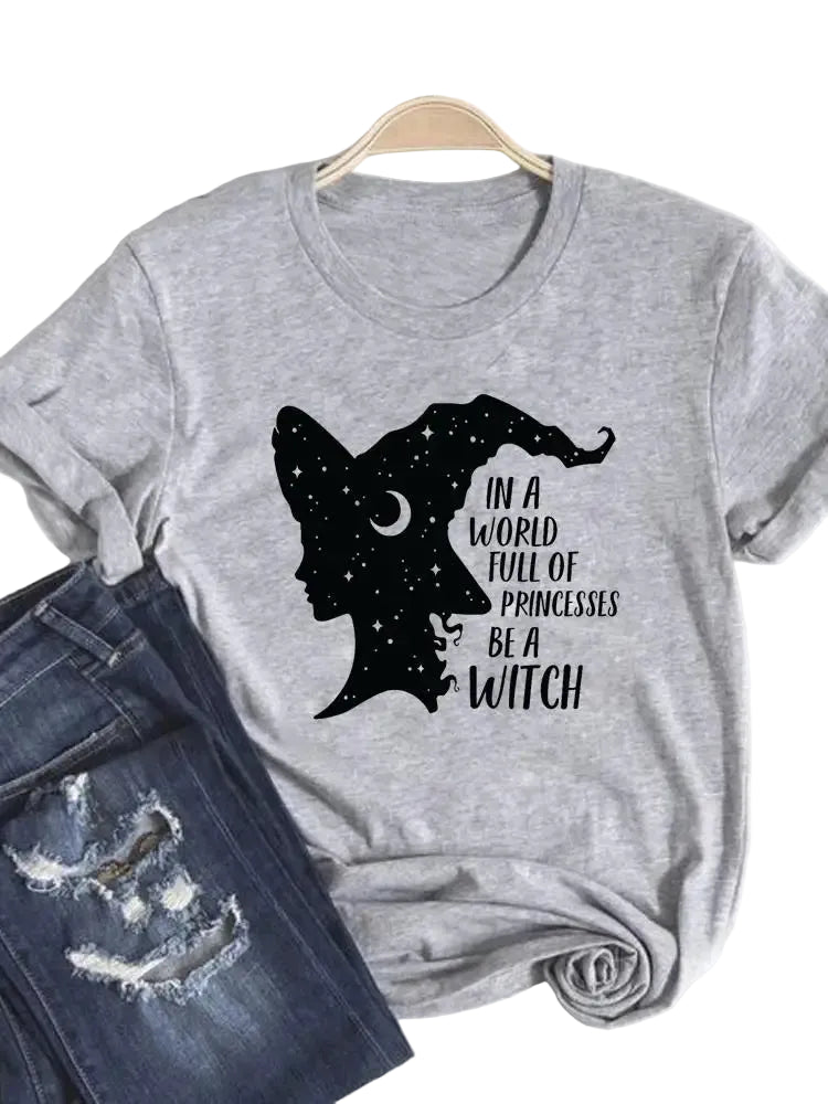 Be a Witch - grey t-shirt