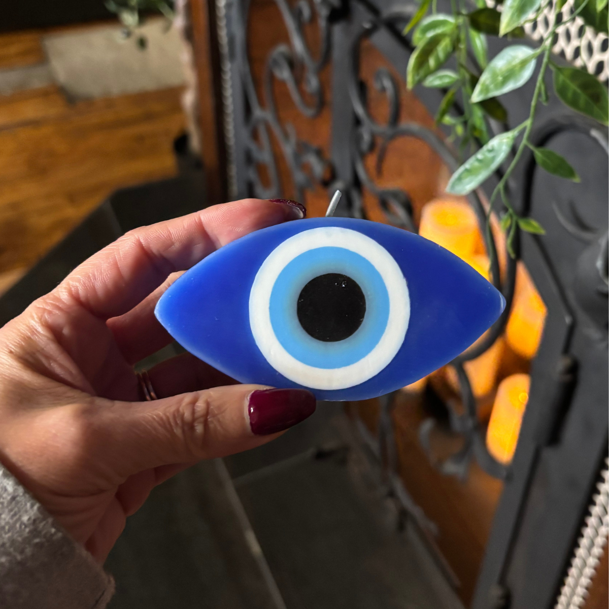 Evil Eye Figure Candle