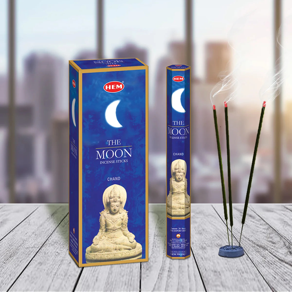 The Moon Incense Stick With Packaging