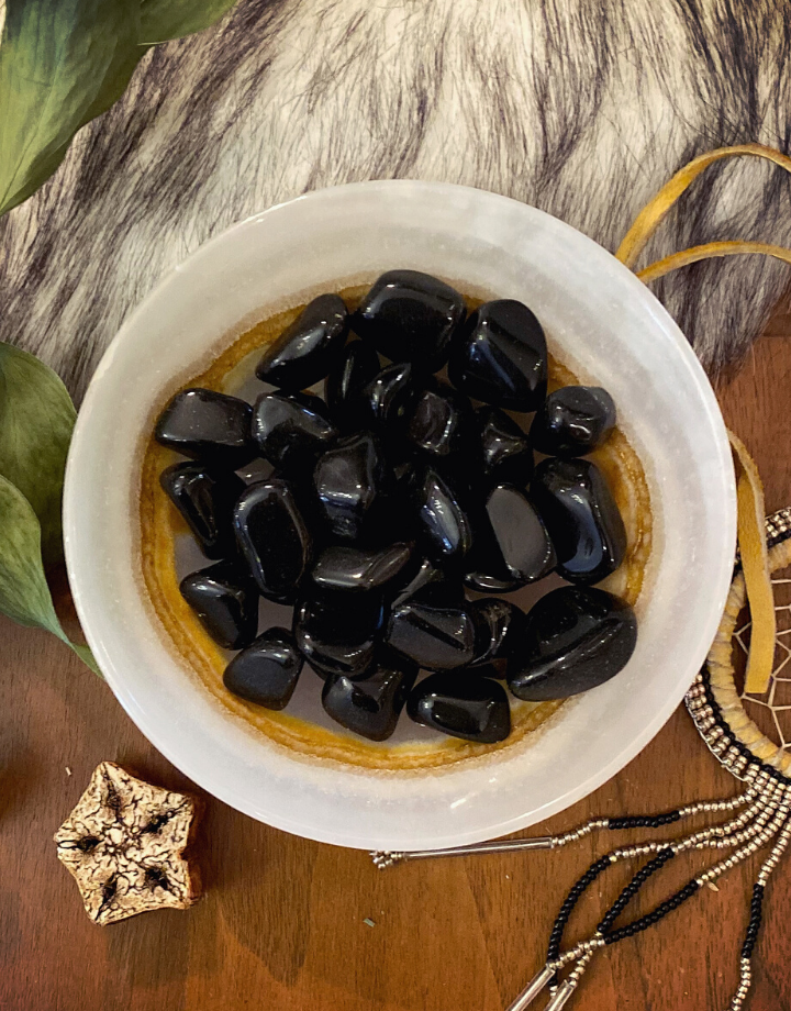 Apache Tears Tumbled medium