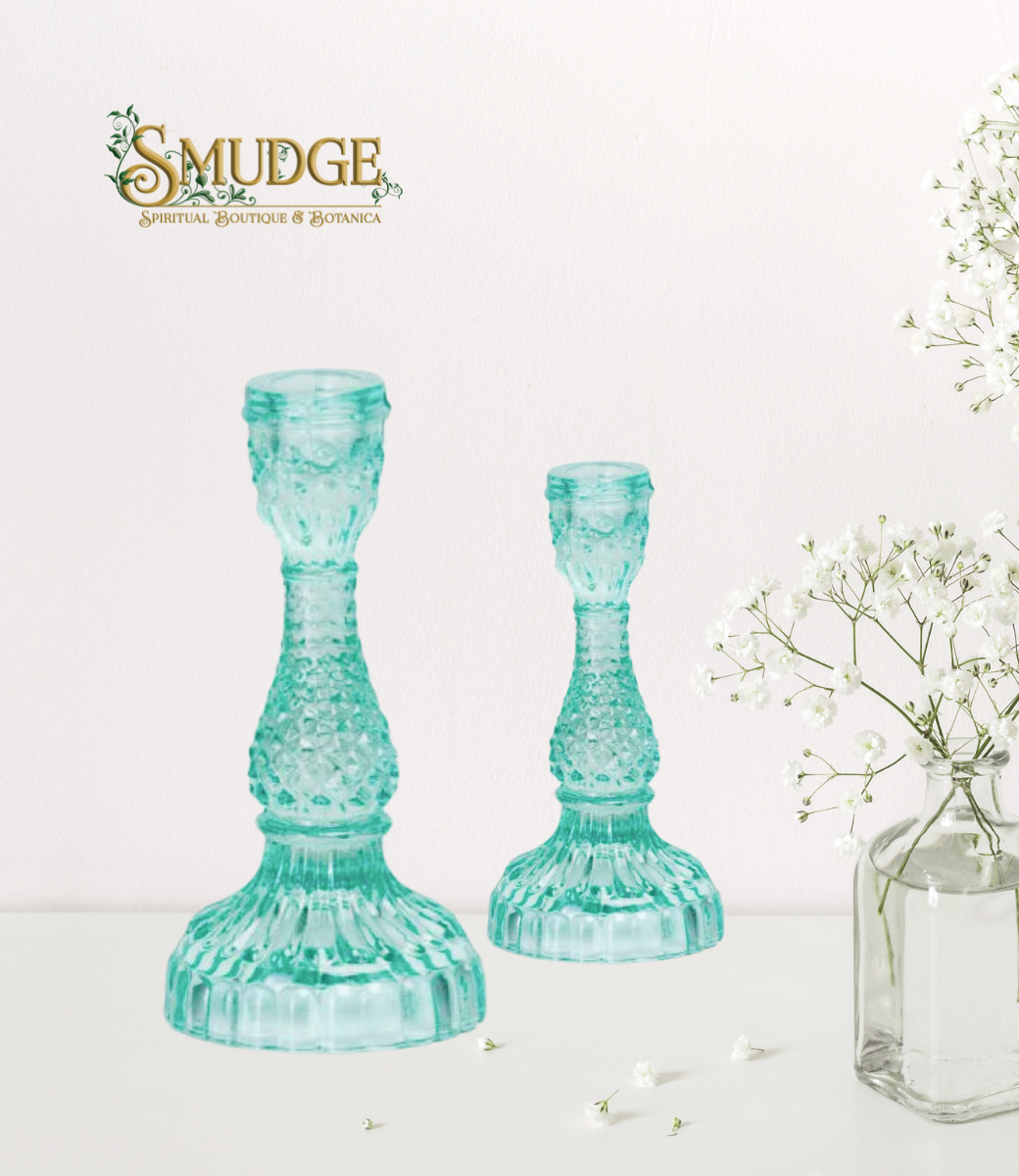 Aquamarine Taper Holder