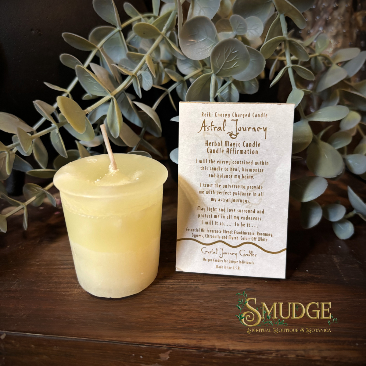 Astral Journey Herbal Votive