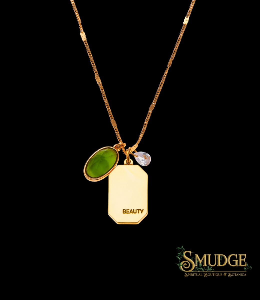 August Birthstone Necklace - Peridot
