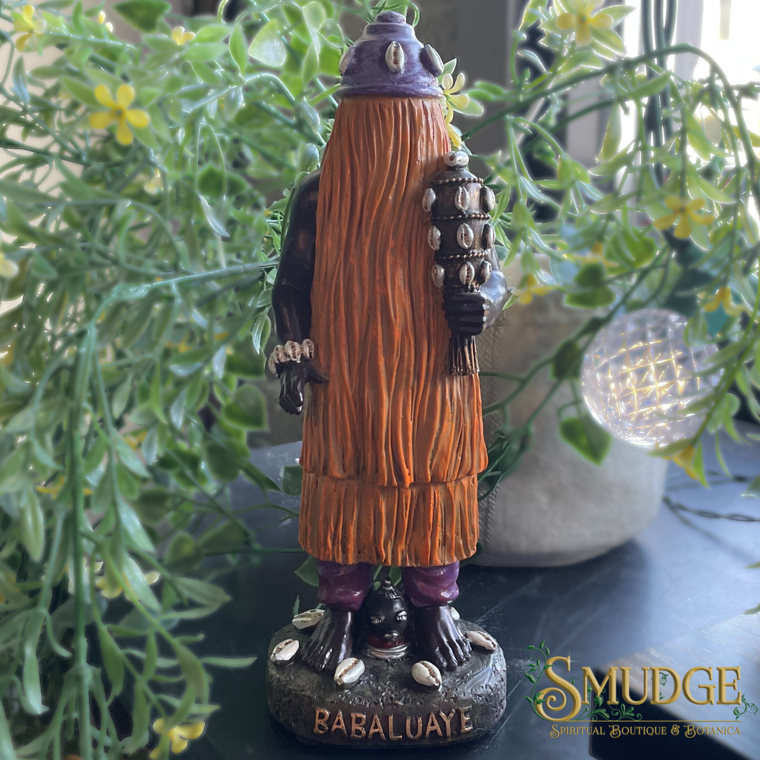 Babalu Aye Orisha Statue 9"