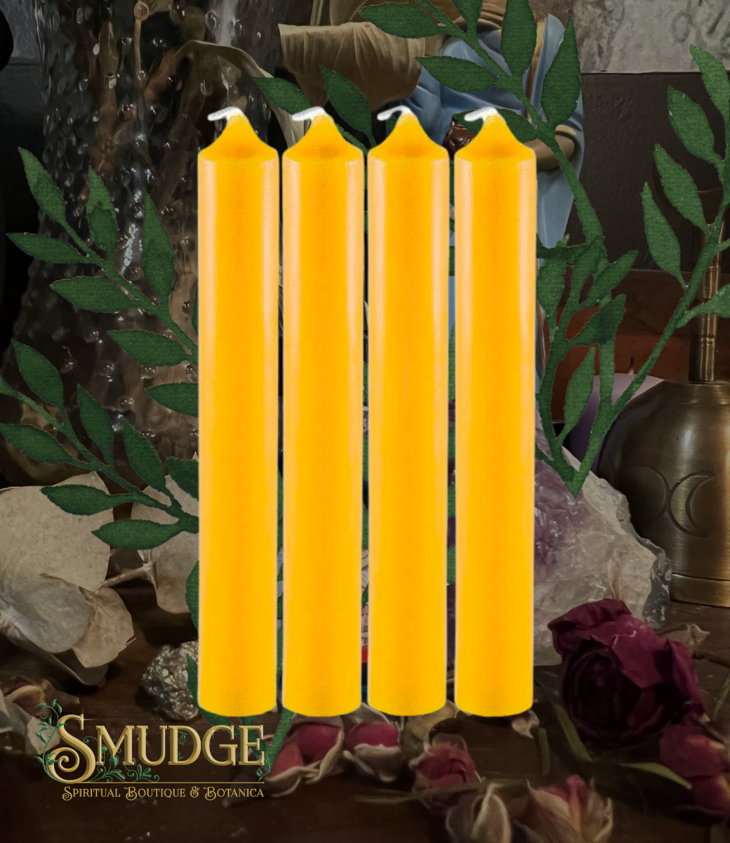 Beeswax Taper 6" tube candle