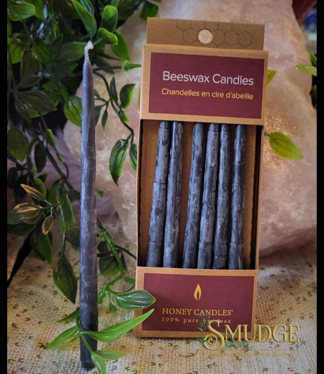 Beeswax Black Gala Candles
