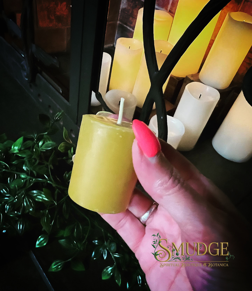 Harvest Lights Beeswax Votive Candle