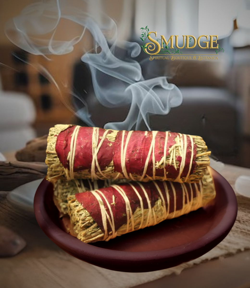 Blue Sage & Red Rose bundle 5"