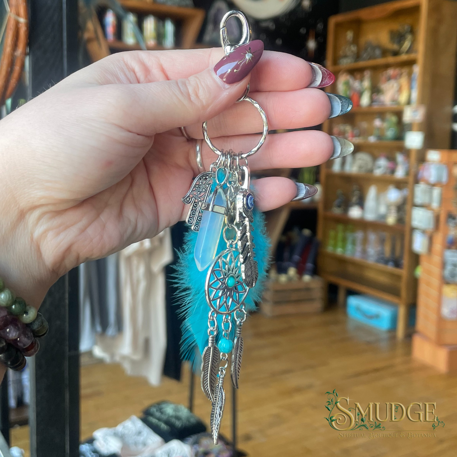 Evil Eye Dreamcatcher Keychain