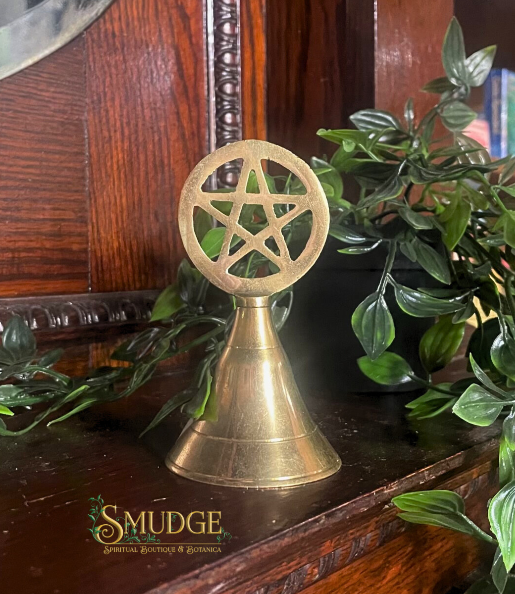 Pentagram Bell Brass 4"