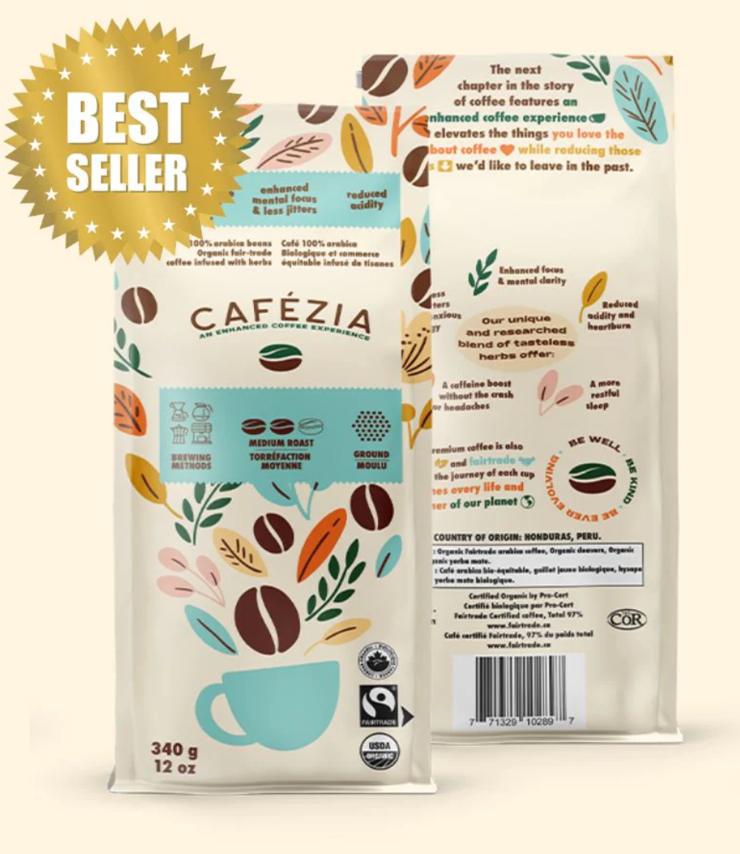 Cafézia Coffee - medium roast whole bean