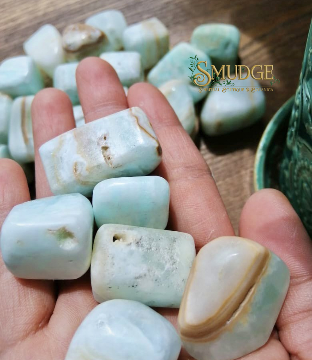 Caribbean Blue Calcite - large