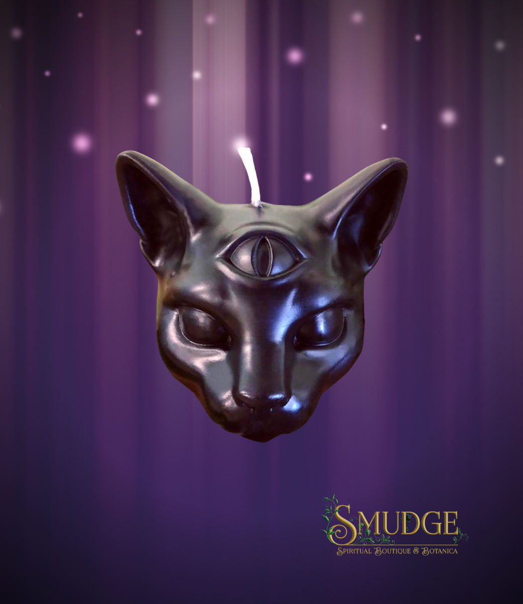 Black Cat Third Eye Candle