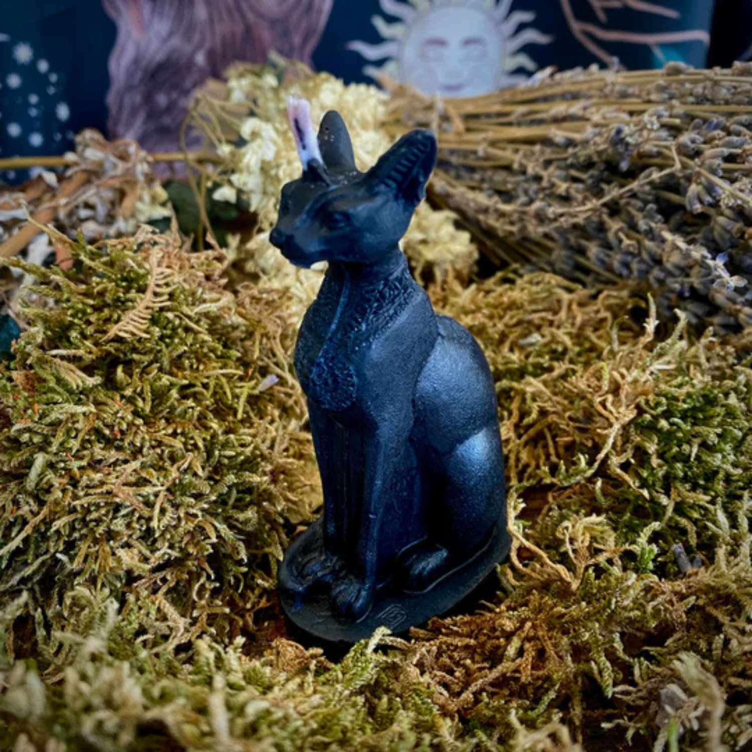 Black Cat Good Luck & Jinx Removing Candle