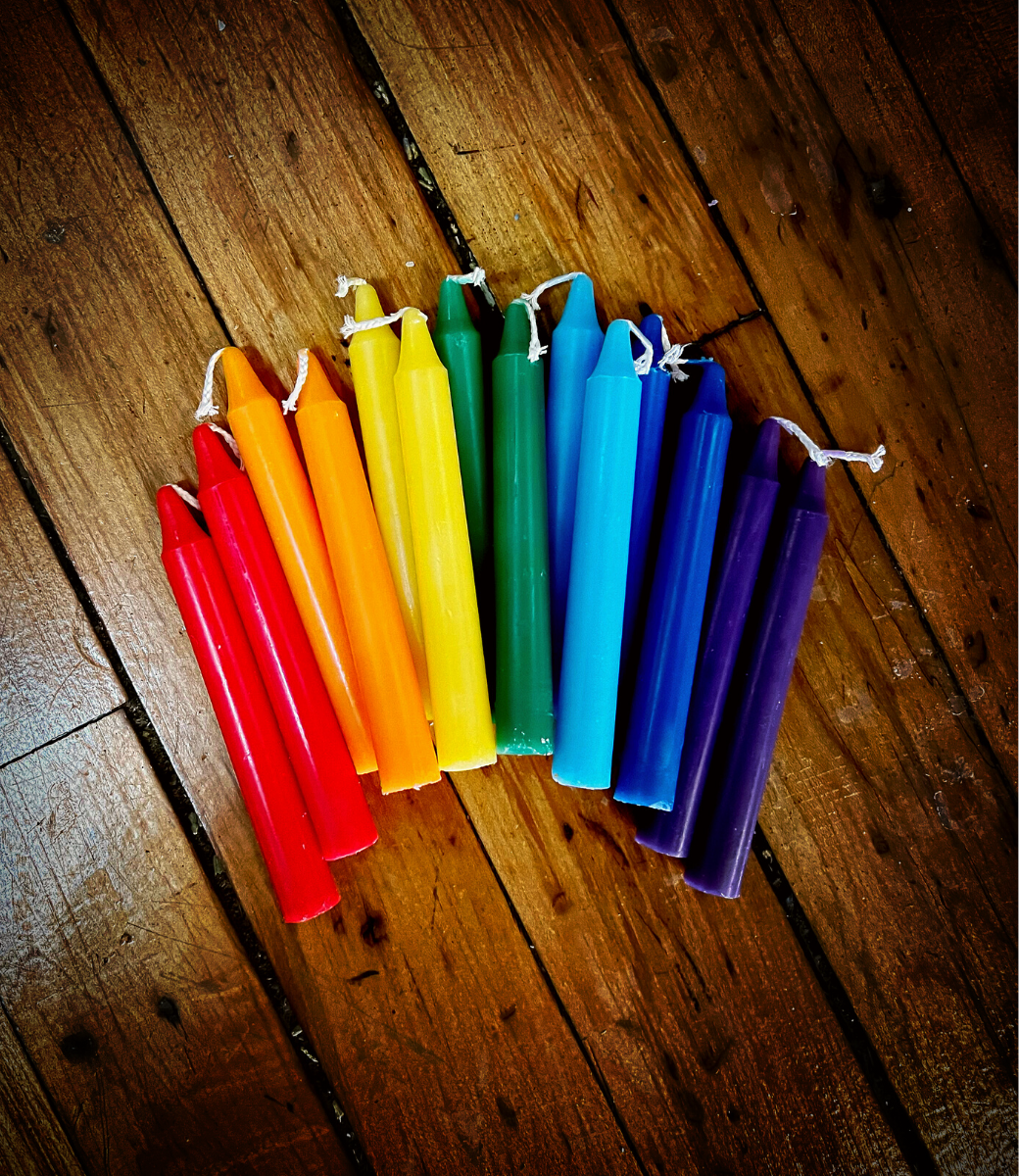 Chime Candle Chakra Set