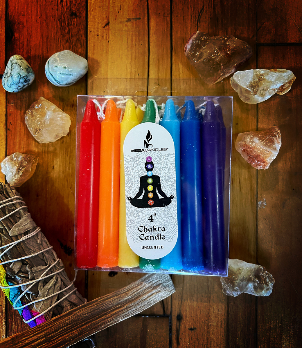 Chime Candle Chakra Set