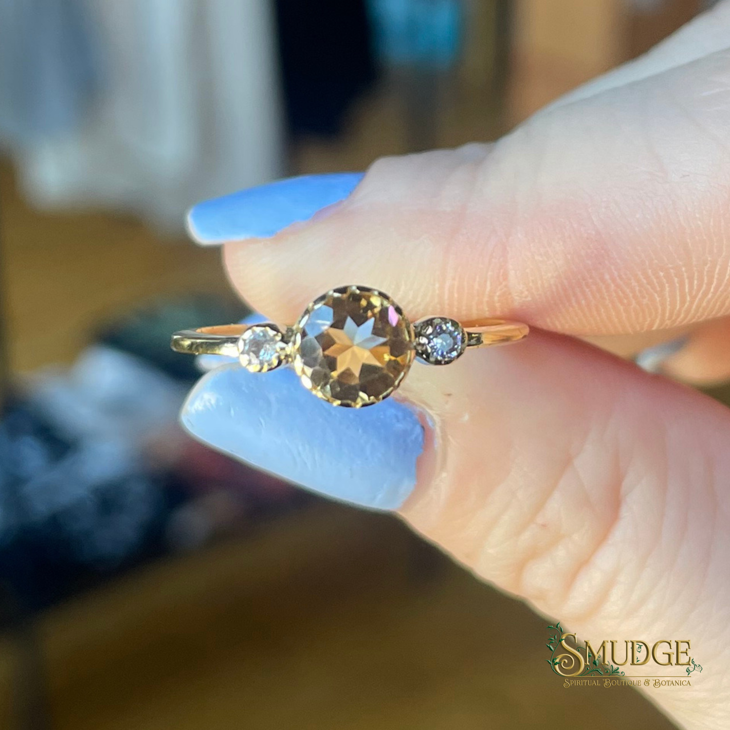 Citrine Rings (Gold)