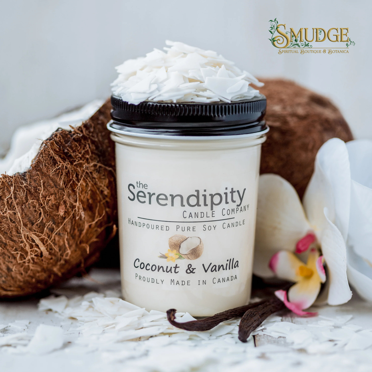 Coconut & Vanilla 8oz Candle