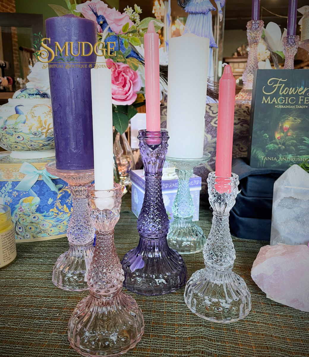 Aquamarine Taper Holder