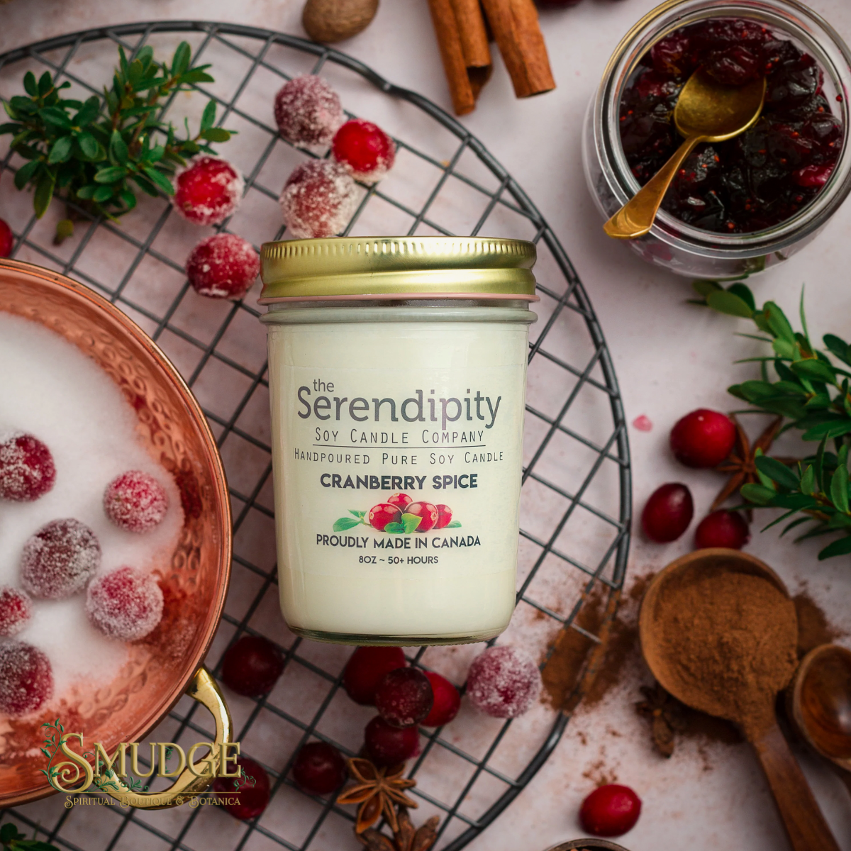 Cranberry Spice candle 8 oz