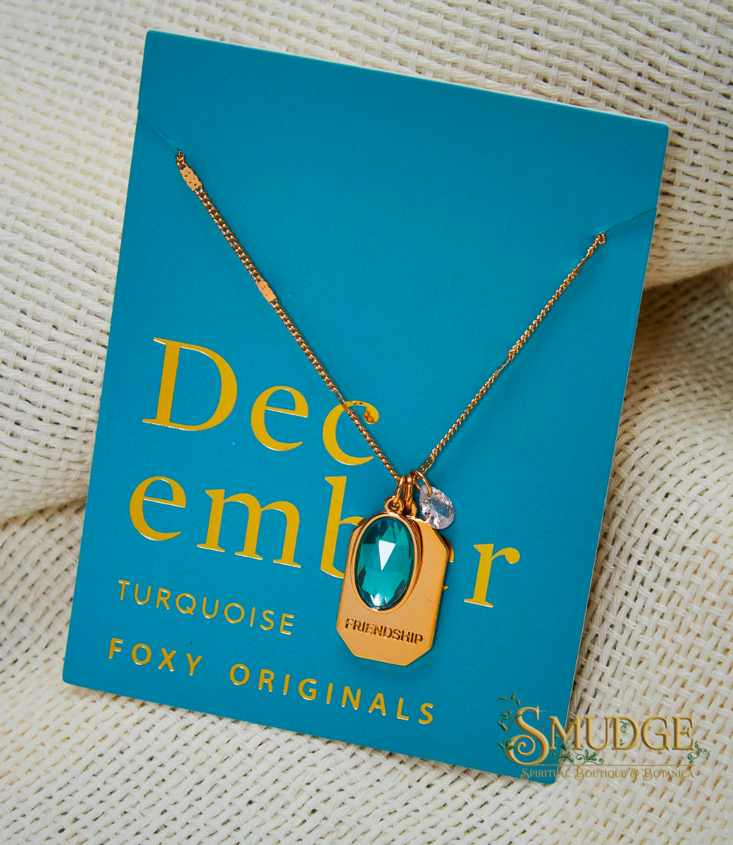 December Birthstone Necklace - Turquoise