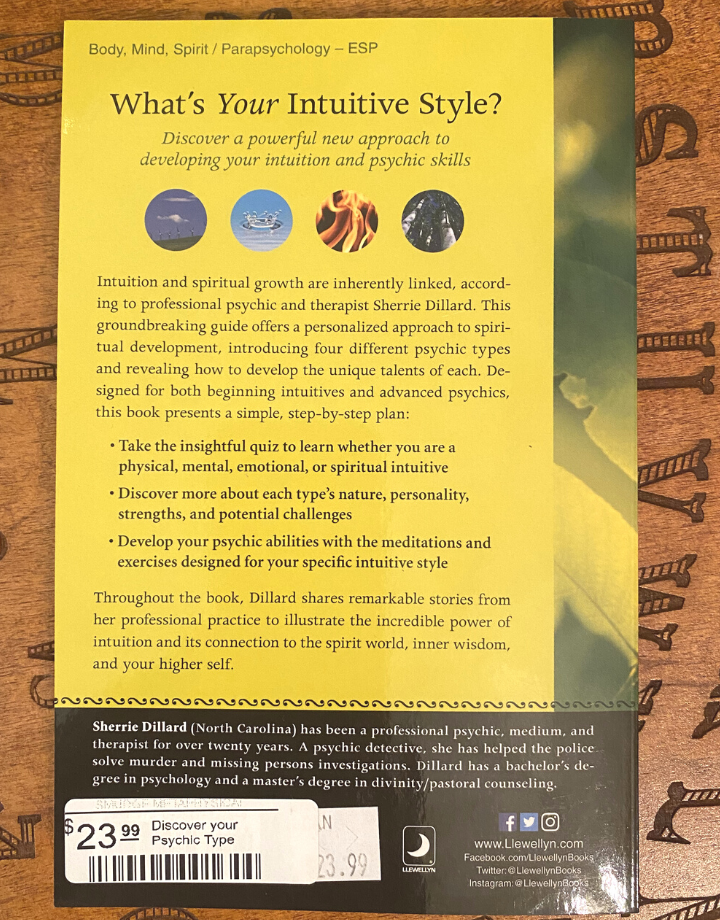 Discover Your Psychic Type: Developing and Using Your Natural Intuition