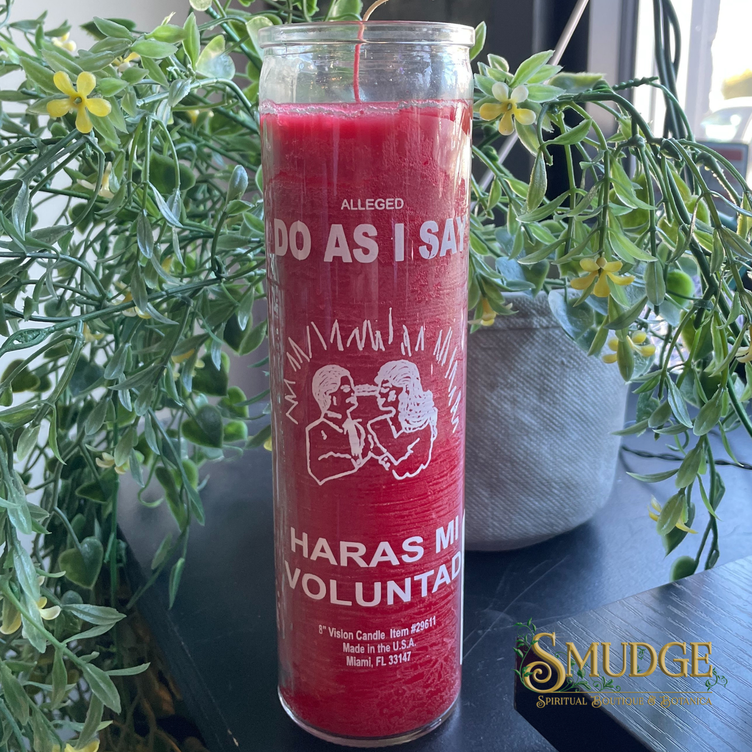 Do As I Say 7 Day Red Candle