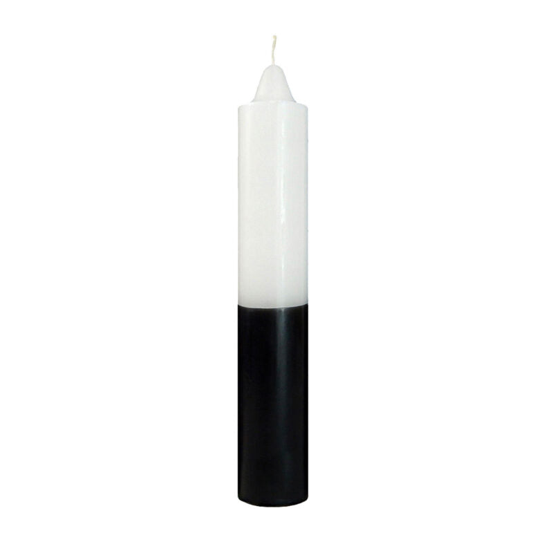 Jumbo Candle Double Action White & Black