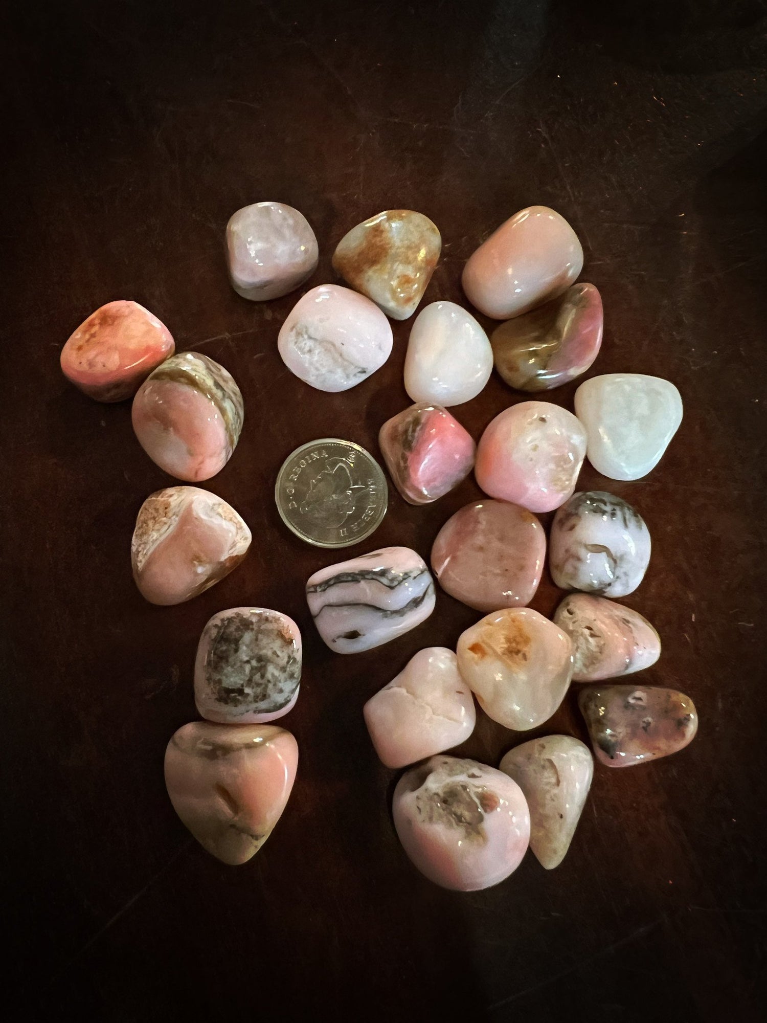 Pink Opal Tumbled medium - large