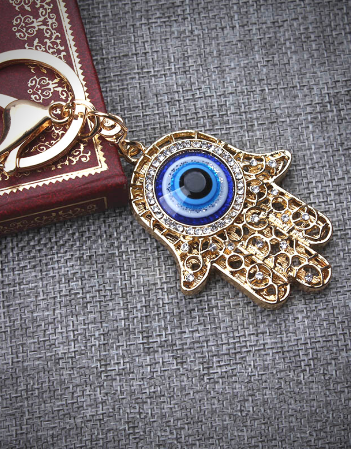 Evil Eye Fatima Key Chain