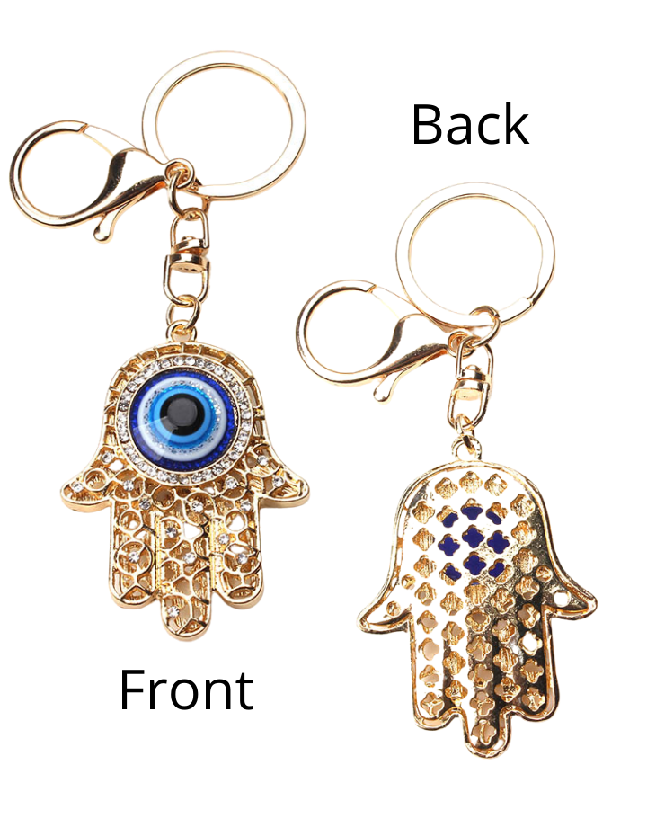 Evil Eye Fatima Key Chain