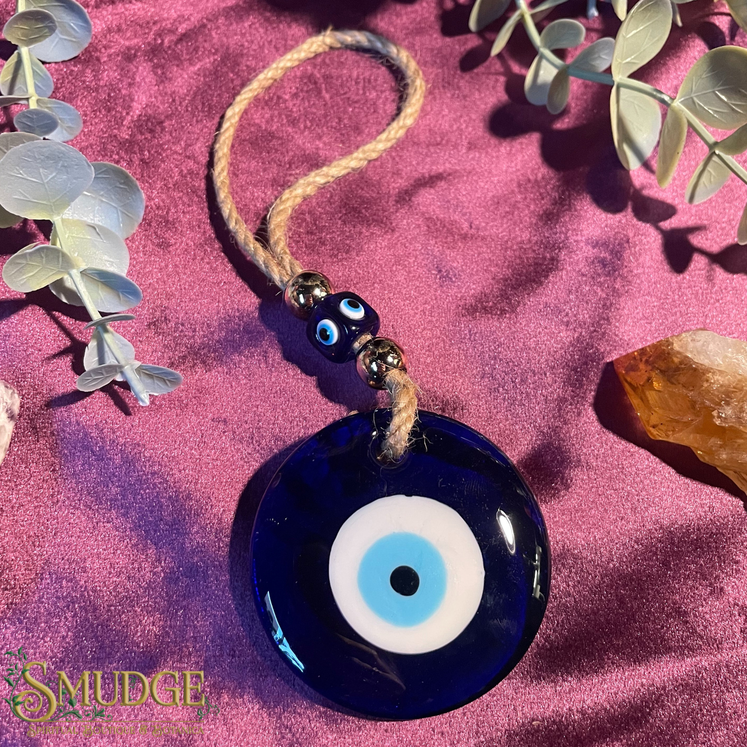Evil Eye Triple Bead Amulet