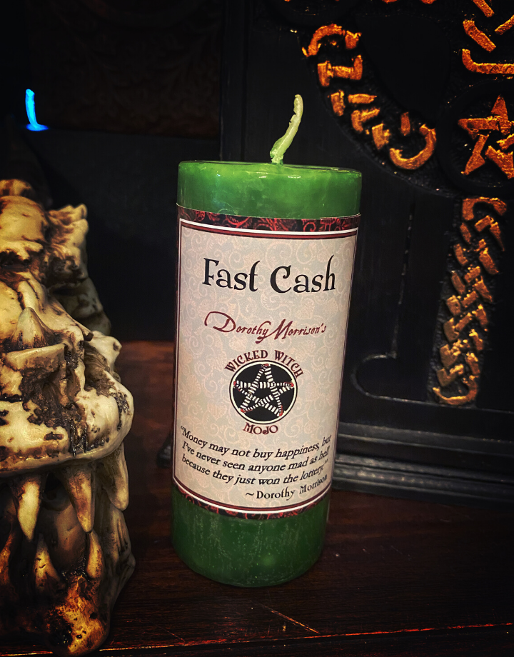Fast Cash Wicked Witch Mojo Candle
