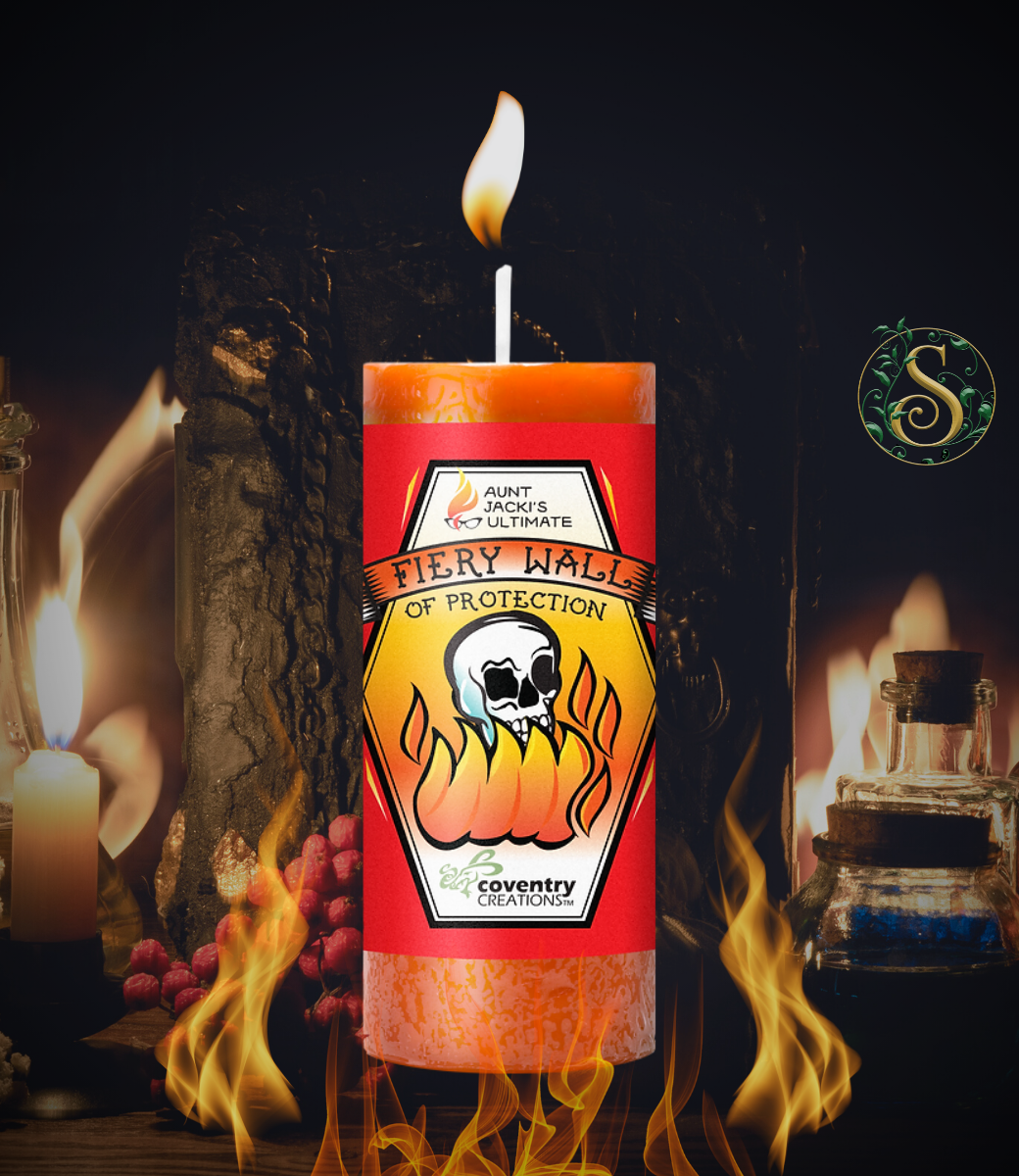 Fiery Wall of Protection Candle