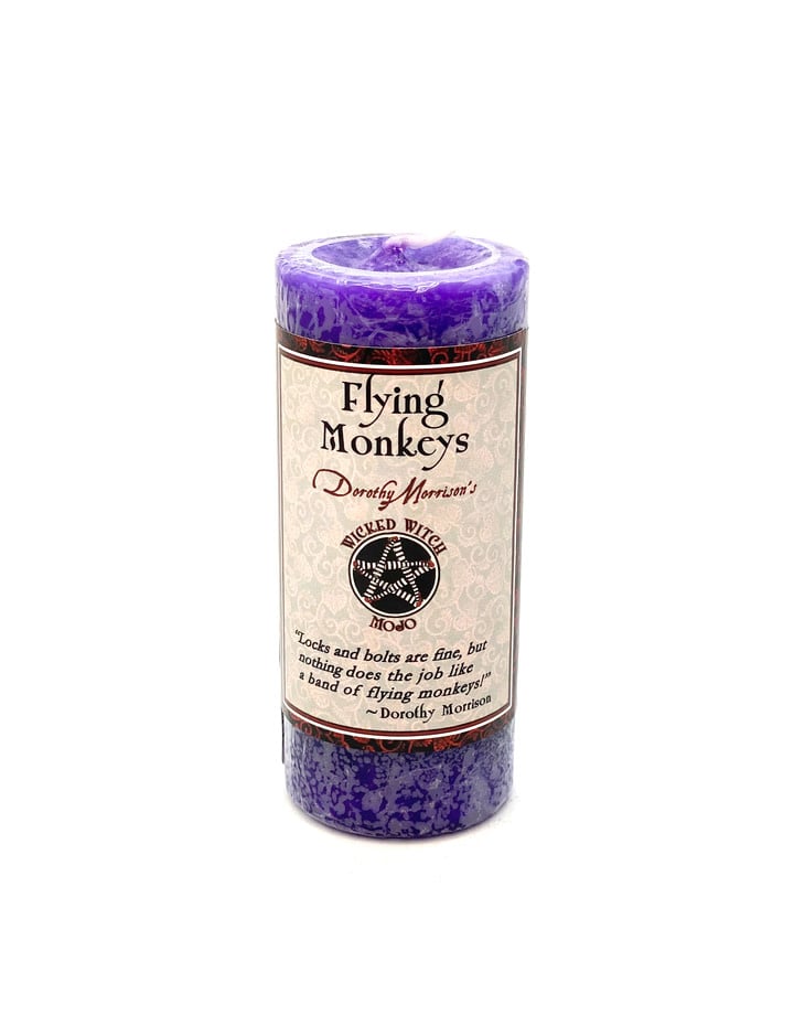 Flying Monkey Wicked Witch Mojo Candle