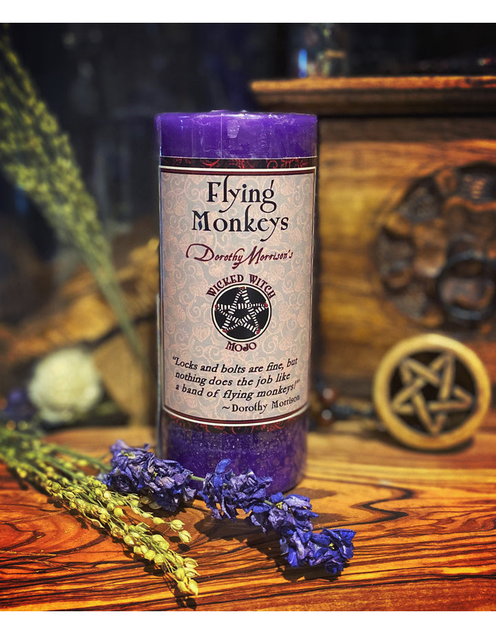 Flying Monkey Wicked Witch Mojo Candle