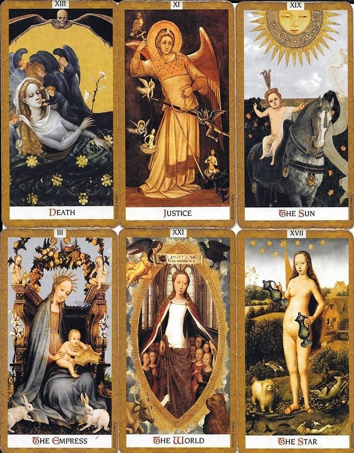 Golden Tarot Deck