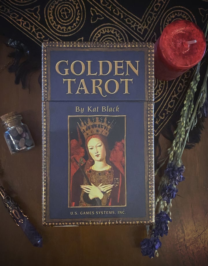 Golden Tarot Deck